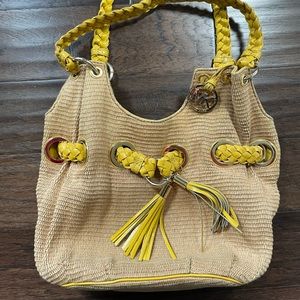 Michael Kors yellow Stroll Bag